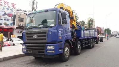 华菱前四后八随车吊